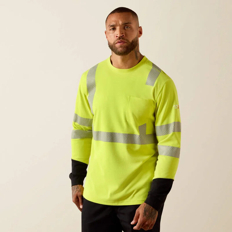 FR Hi-Vis Colorblock Long Sleeve T-Shirt