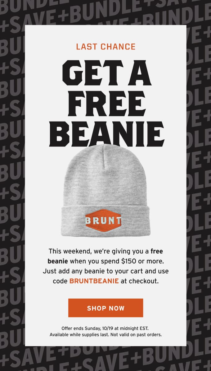 Get a free beanie