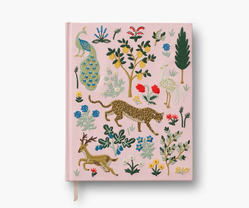 Image of Embroidered Sketchbook - Menagerie