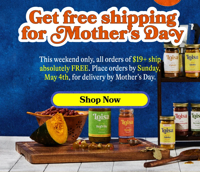 TWO DAYS ONLY Get Free Shipping for Mother’s Day! Tomorrow is the last day to order for Mother’s Day shipping. And this weekend only, all orders of $19+ ship absolutely FREE. SHOP NOW