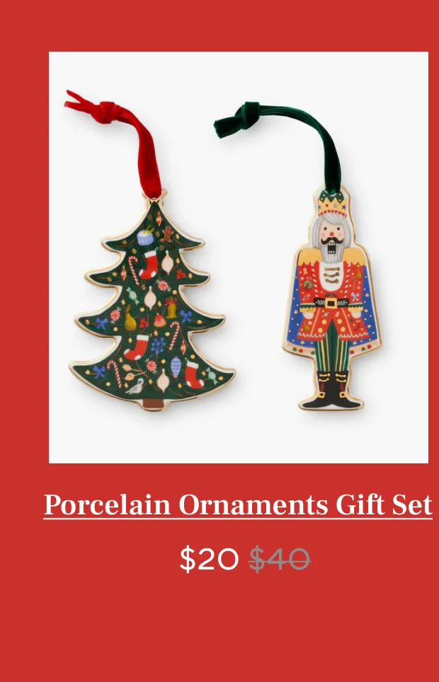Porcelain ornaments