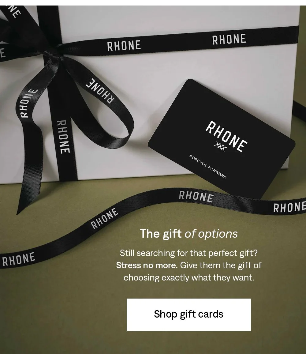 The gift of options.