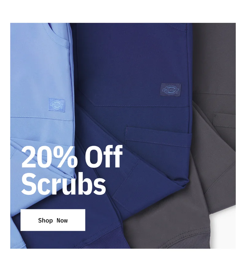 20% off Scrubs. Shop Now.