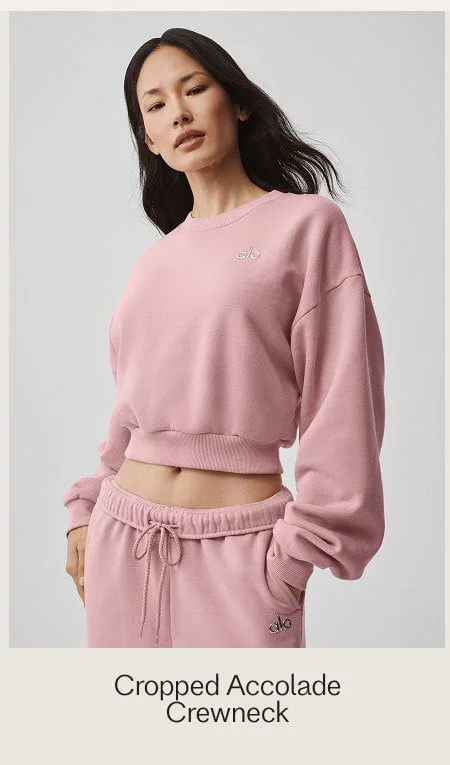 Cropped Accolade Crewneck