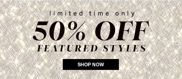 Limited Time Only 50% Off Black Friday Specials