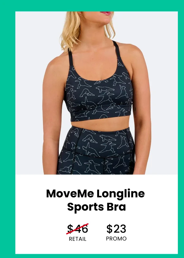 MoveMe Longline Sports Bra