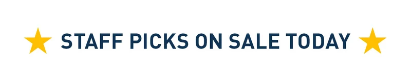STAFF PICKS ON SALE TODAY