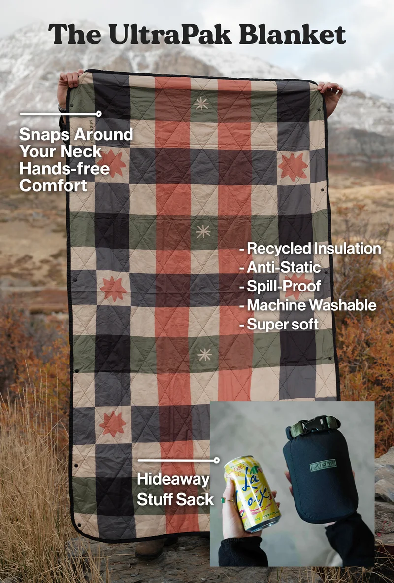 just arrived: the ultrapak mini blanket