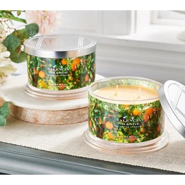 HomeWorx by Slatkin & Co. S/2 Valencia Orange 18-oz Candles