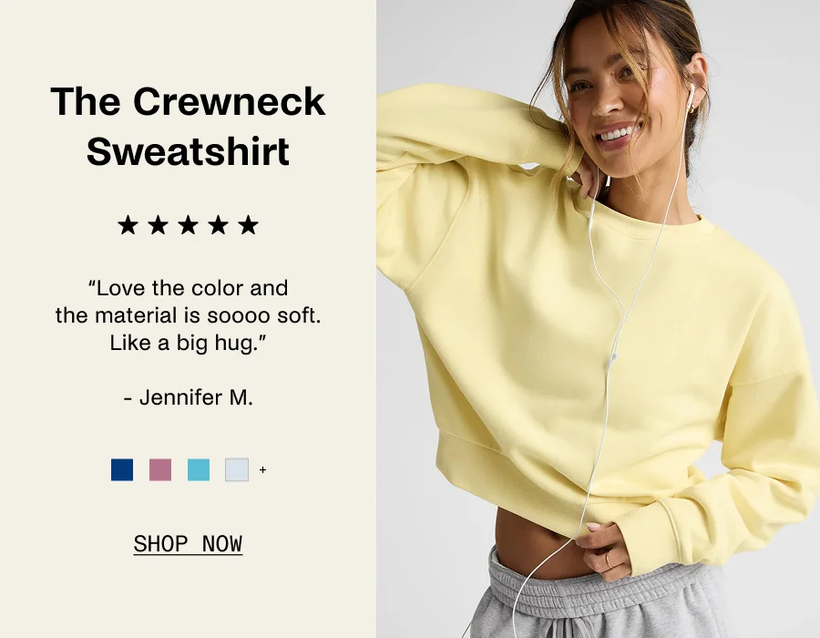 LuxeFleece Crewneck Sweatshirt