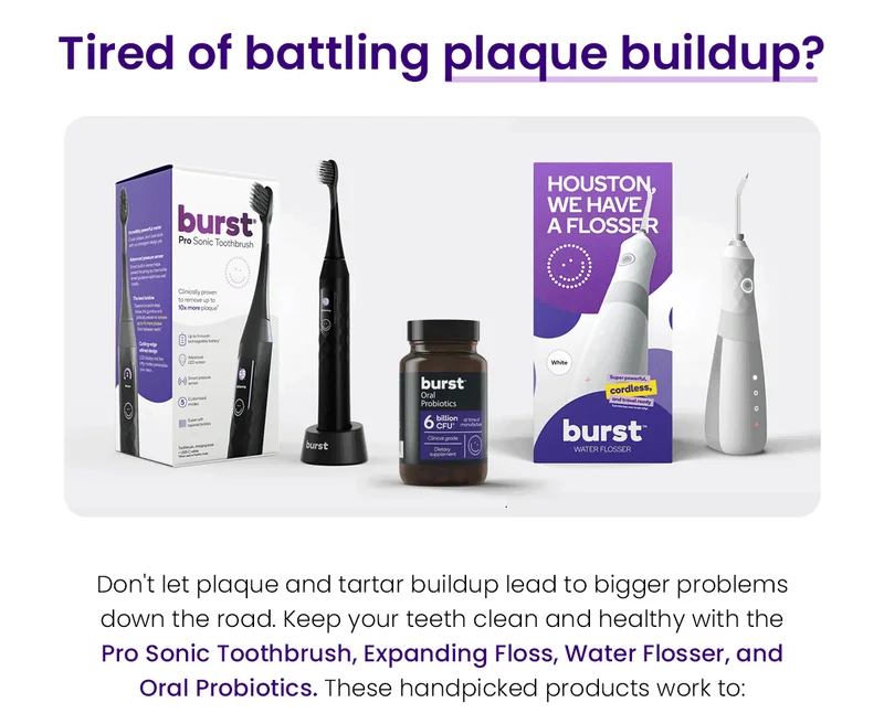 plaque and buildup