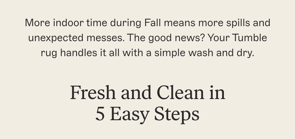 Fresh and Clean in 5 Easy Steps