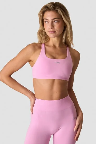 Image of Smooth Seamless Sports Bra Lavender Pink