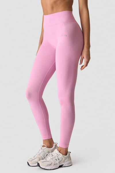 Image of Smooth Seamless Tights Lavender Pink