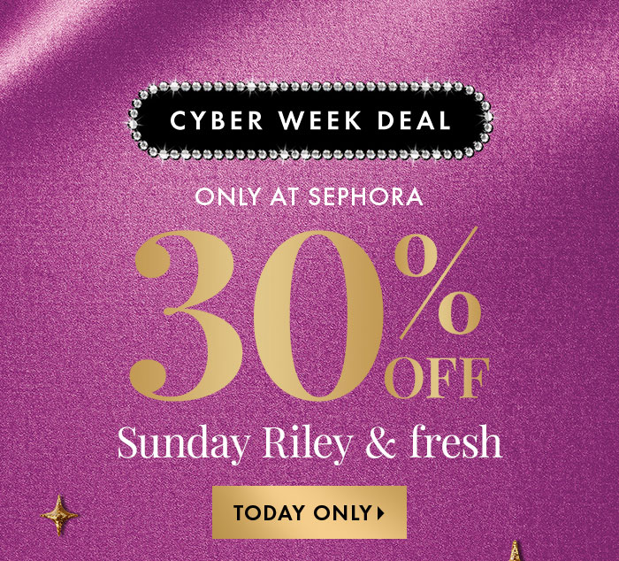 30% Off Sunday Riley & fresh