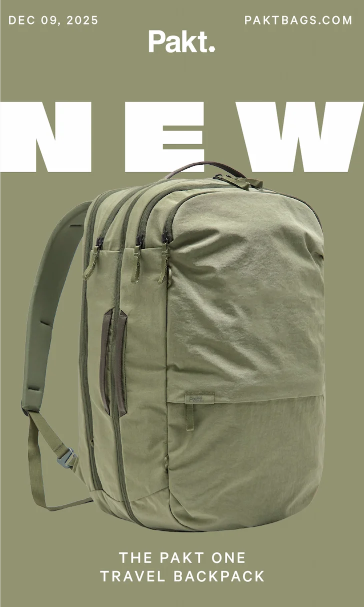 Pakt. / The Pakt One Travel Backpack