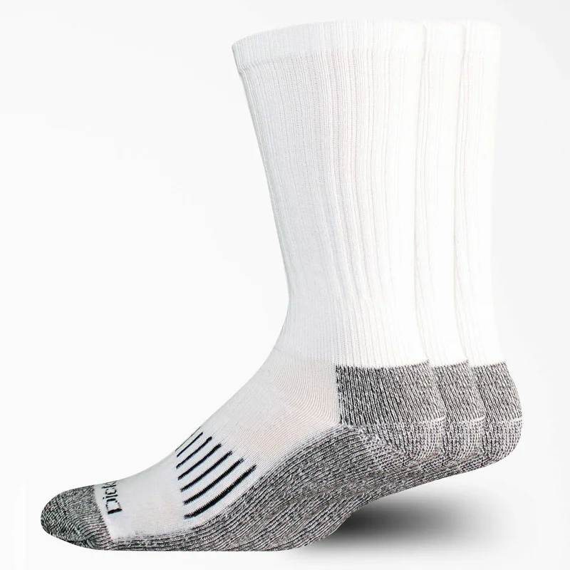 Heavyweight Crew Socks, Size 6-12, 3-Pack