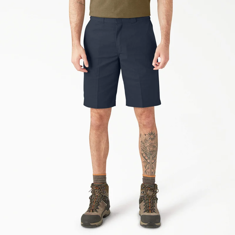 FLEX Relaxed Fit Work Shorts, 11 inch