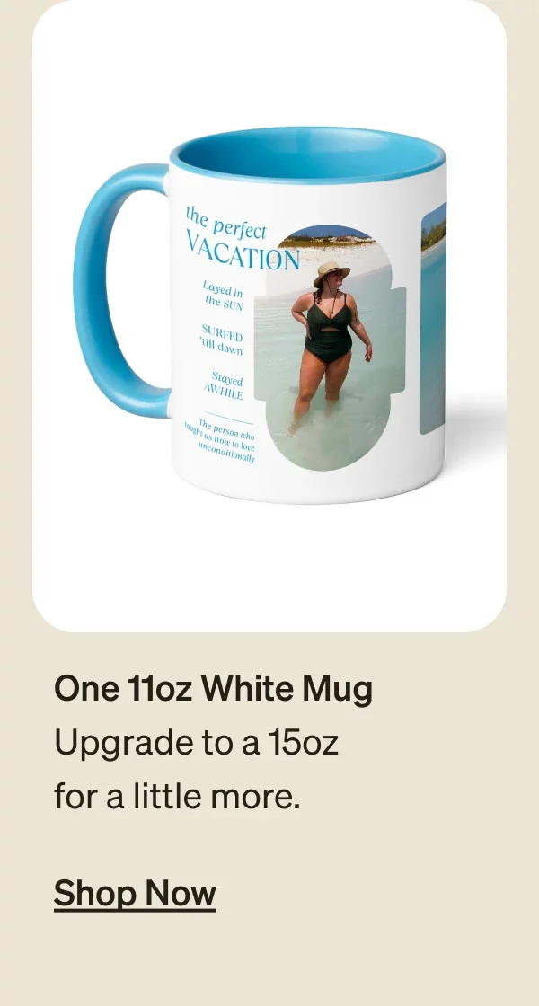 One 11oz White Mug