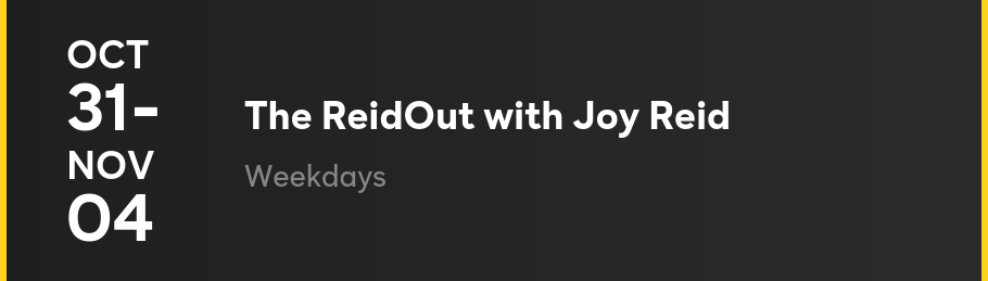 The ReidOut with Joy Reid - Weekdays