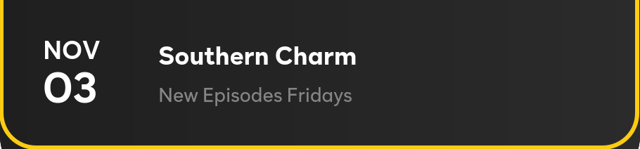 Southern Charm - New Episides Fridays