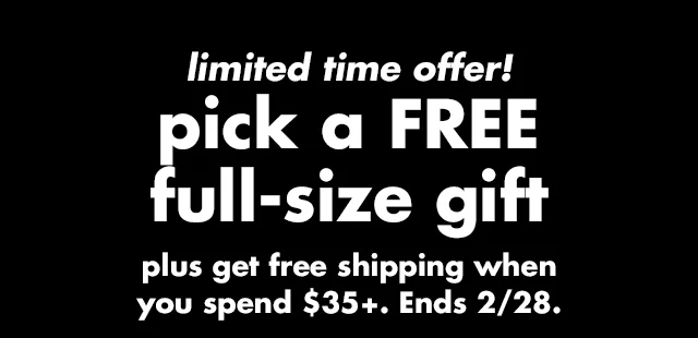pick a free full-size gift pick a free full-size gift