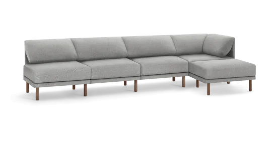 Range 5-Piece Open Sectional Lounger
