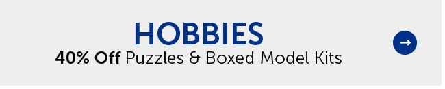Hobbies - 40% Off Puzzles & Boxed Model Kits