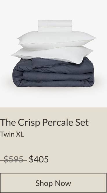 The Crisp Percale Set