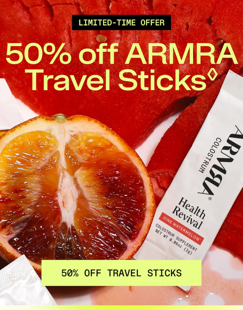 50% off ARMRA Travel Sticks