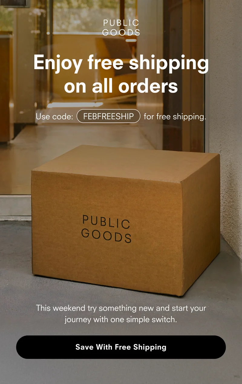 Enjoy free shipping on all orders with code FEBFREESHIP