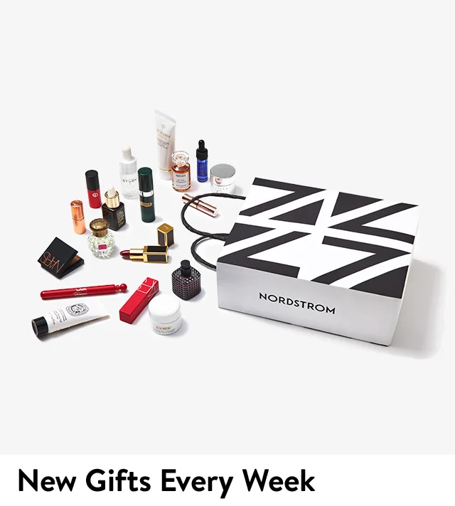 A collection of free gifts with purchase.