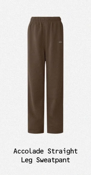 ACCOLADE STRAIGHT LEG SWEATPANT
