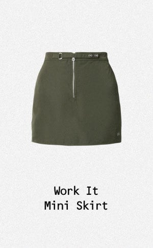WORK IT MINI SKIRT