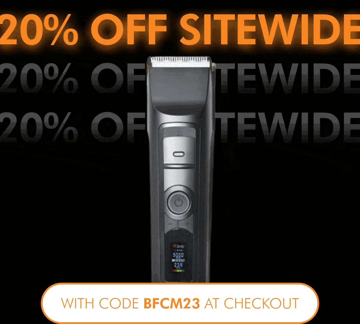 Save 20% sitewide with code BFCM23!