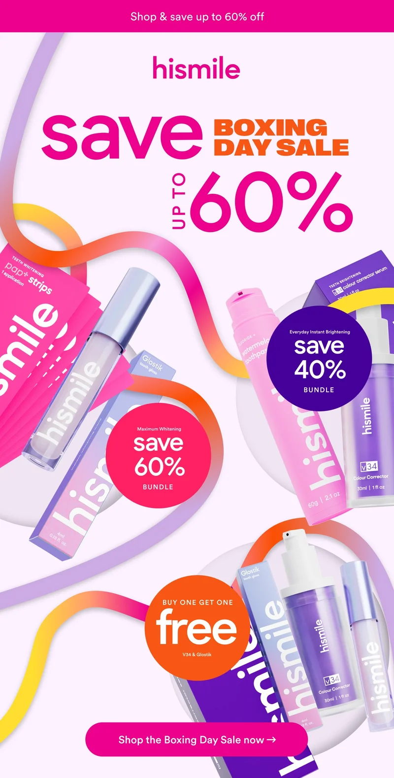 Boxing day Sale. Save up to 60% off!