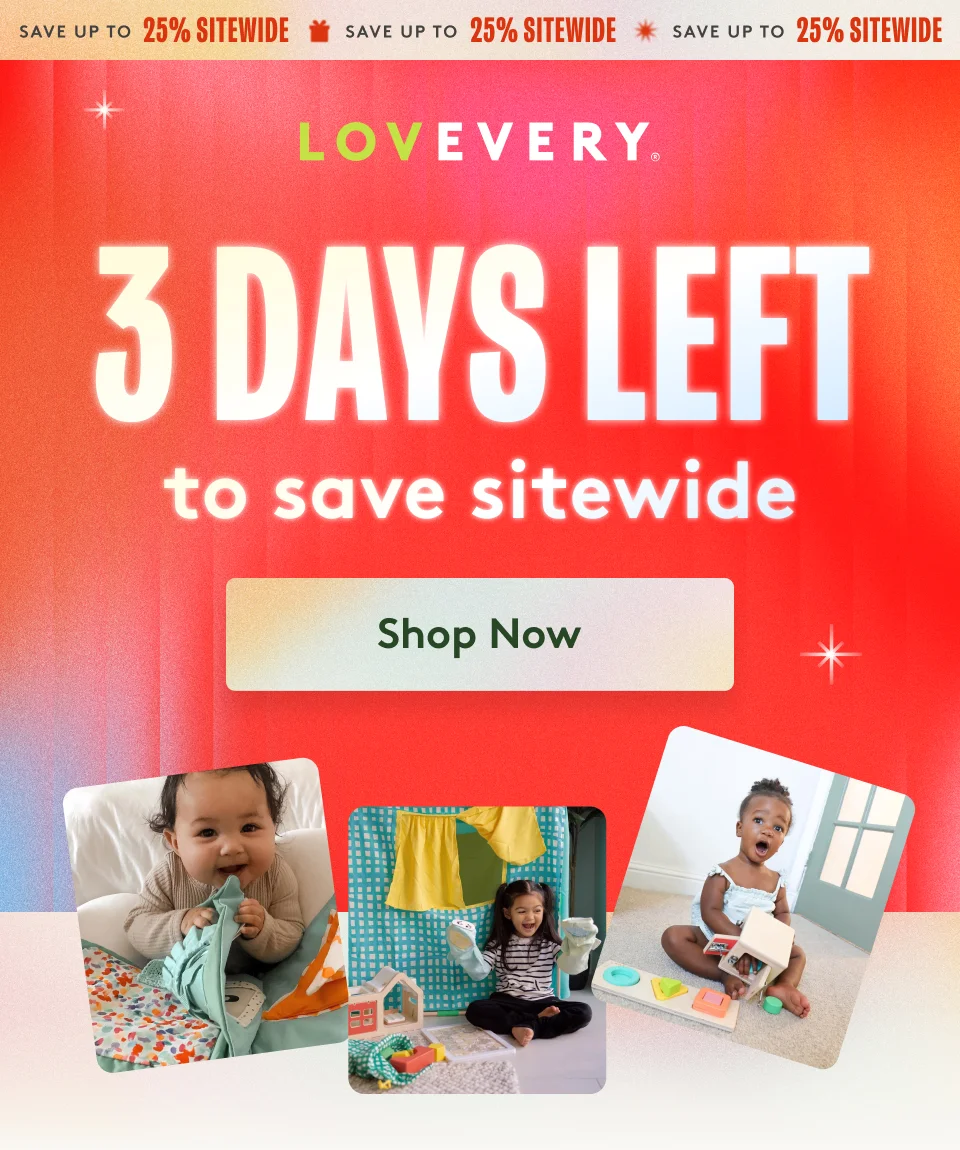 Save up to 25% SITEWIDE > 3 DAYS LEFT to save sitewide