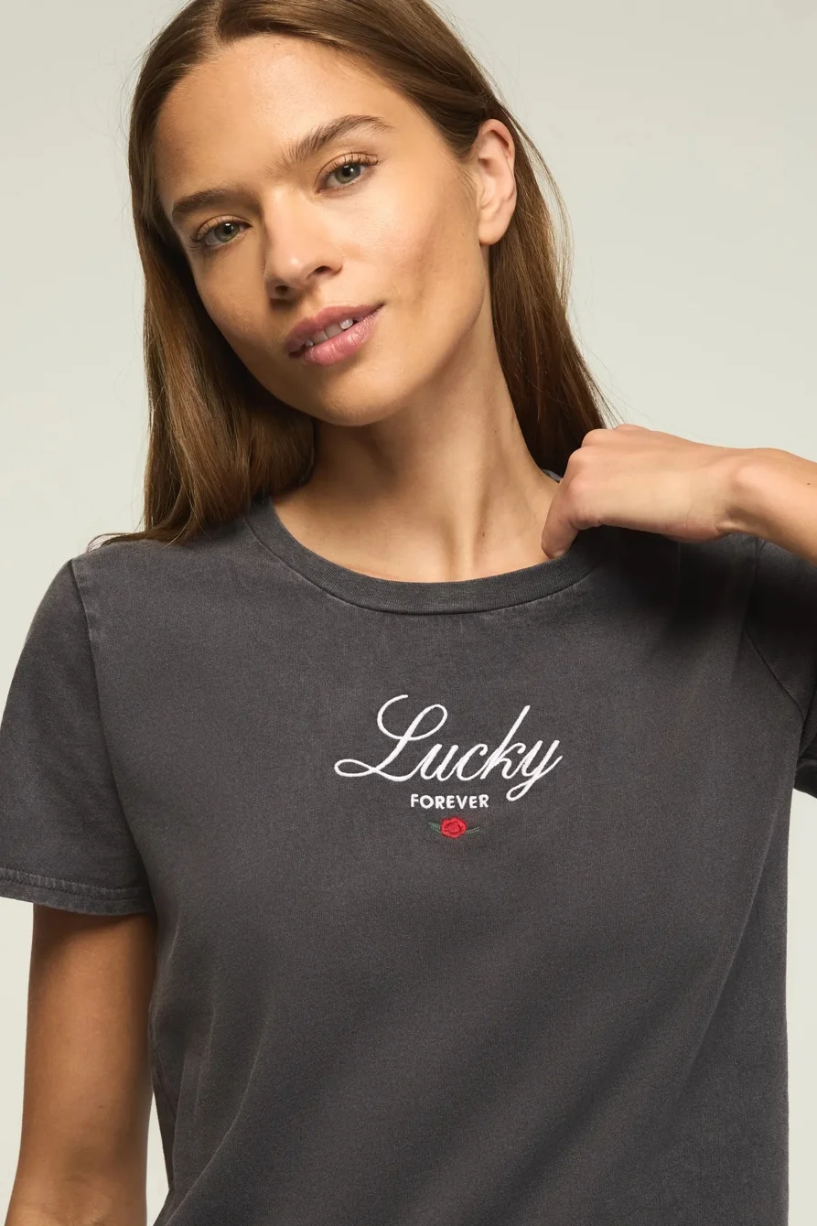Image of Lucky Brand Lucky Forever Classic Crew in Odyssey Gray