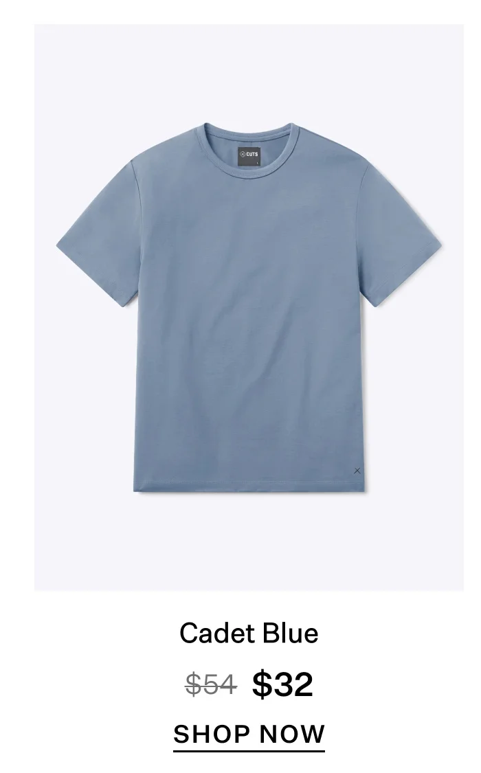 AO Forever Tee - Cadet Blue