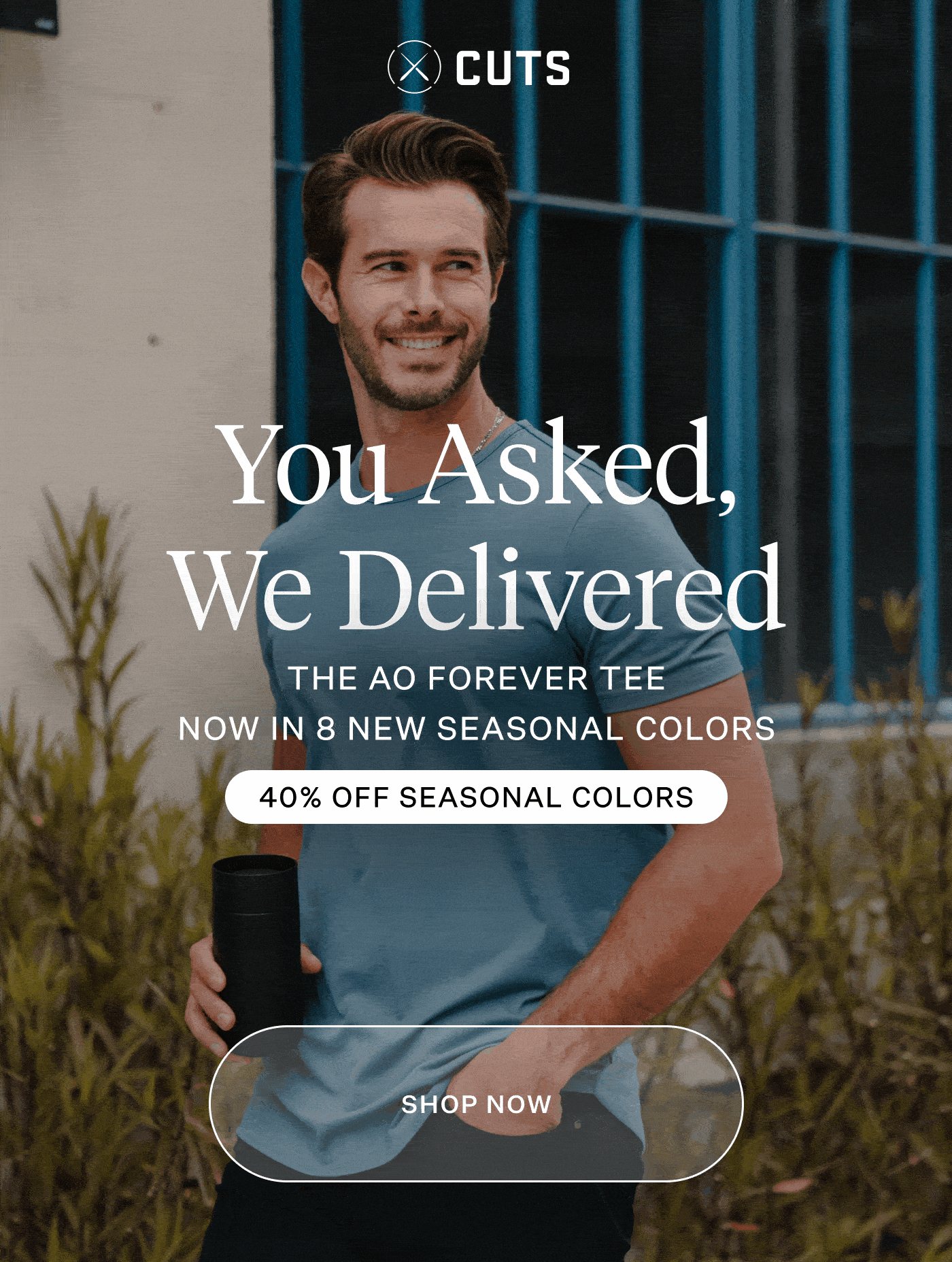 Cuts Clothing - AO Forever Tee 40% Off New Seasonal Color