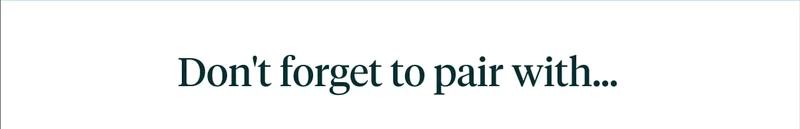 Don't Forget to pair with