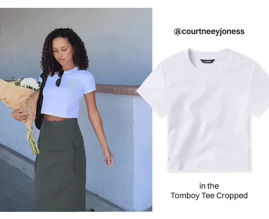 Tomboy Tee Cropped