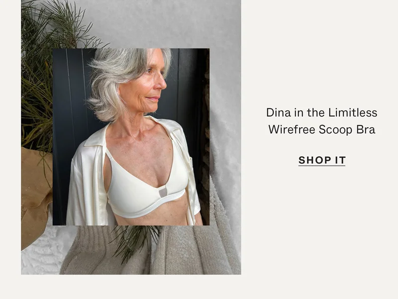 Dina in the Limitless Wirefree Scoop Bra