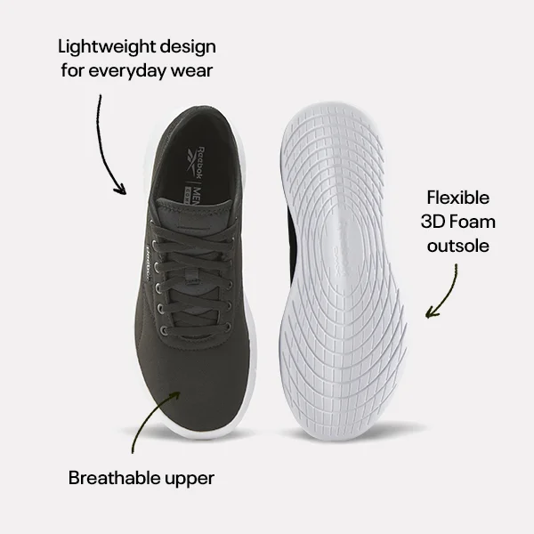 Lightweight design for everyday wear | Flexible 3D Foam outsole| Breathable upper
