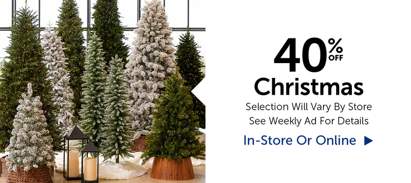 40% Off Christmas Decor - Selection Will Vary By Store