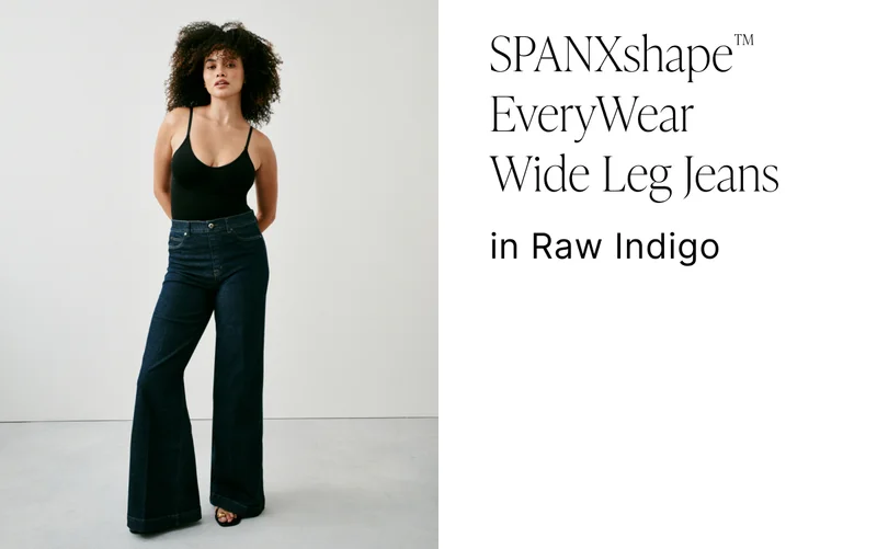 WIDE LEG IN RAW INDIGO