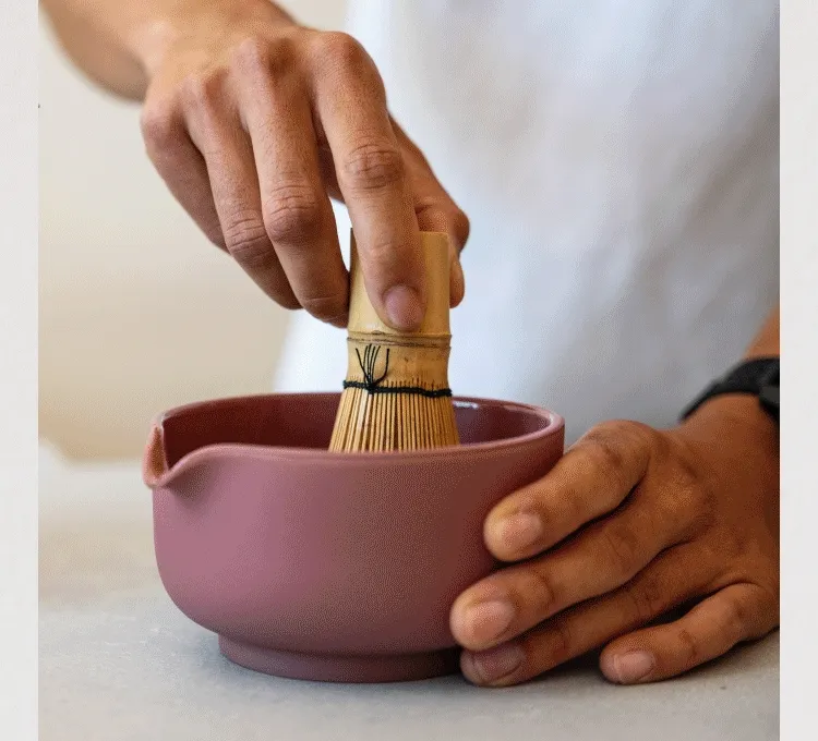 Everything you need for precision matcha preparation, in a set that's made to be displayed.
