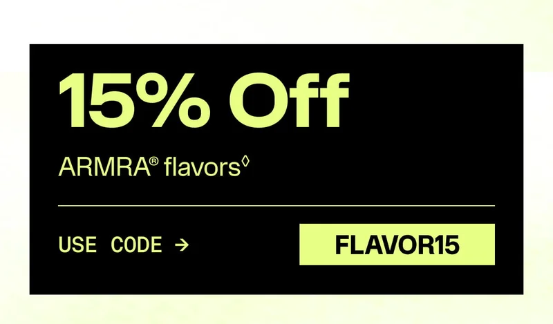15% off ARMRA flavors