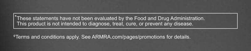 FDA disclaimer stating the product is not intended to diagnose, treat, cure, or prevent disease.