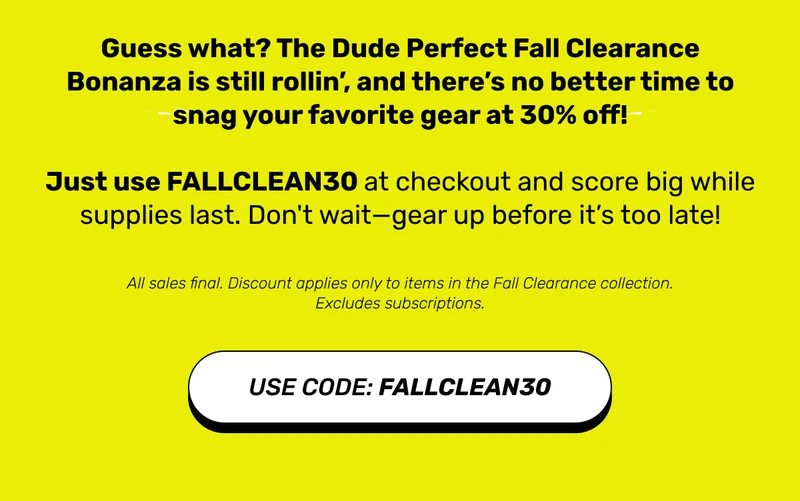 *All sales final | Discount only applies to items in the Fall Clearance collection | Not available on subscriptions